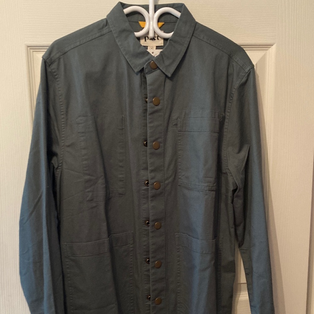 NWT Pact Daily Twill Oversized Lightweight Jacket